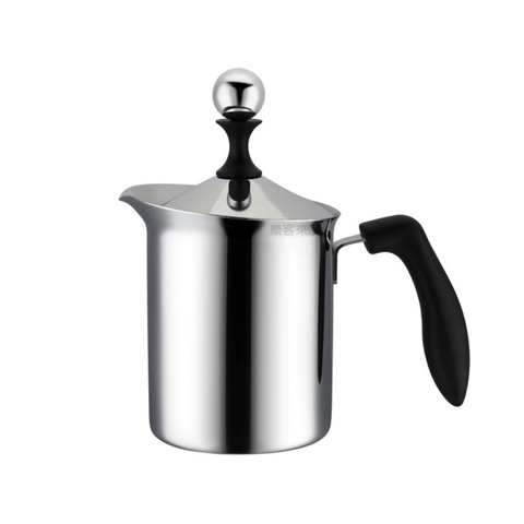 L0515_寶馬牌 電木柄單層奶泡器 400c.c.