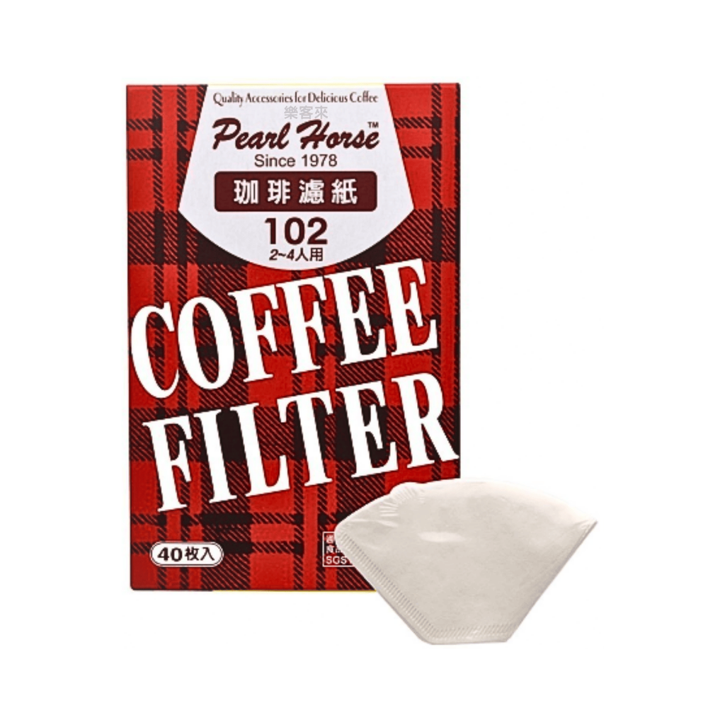 L0518_寶馬牌 咖啡濾紙2-4人_白色