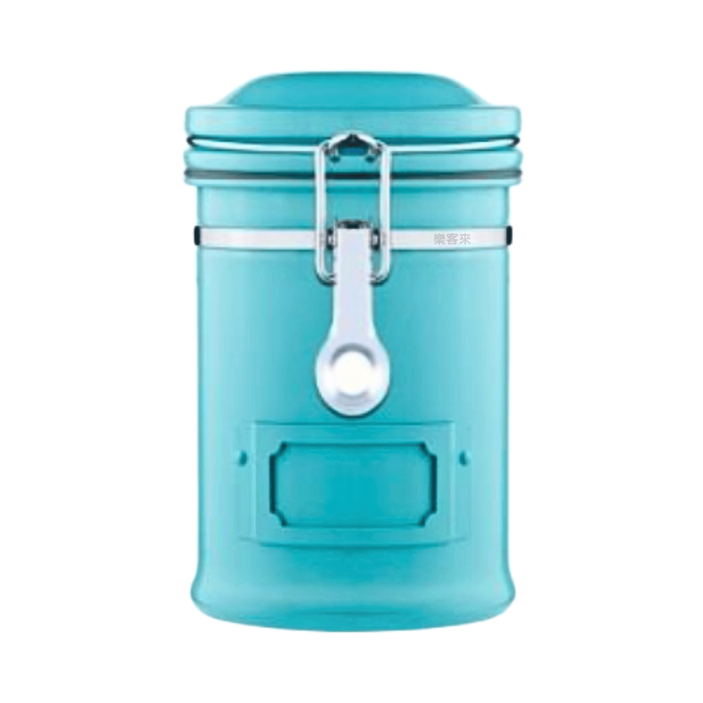 L04721_寶馬牌 郵筒型密封罐 900c.c.-水藍