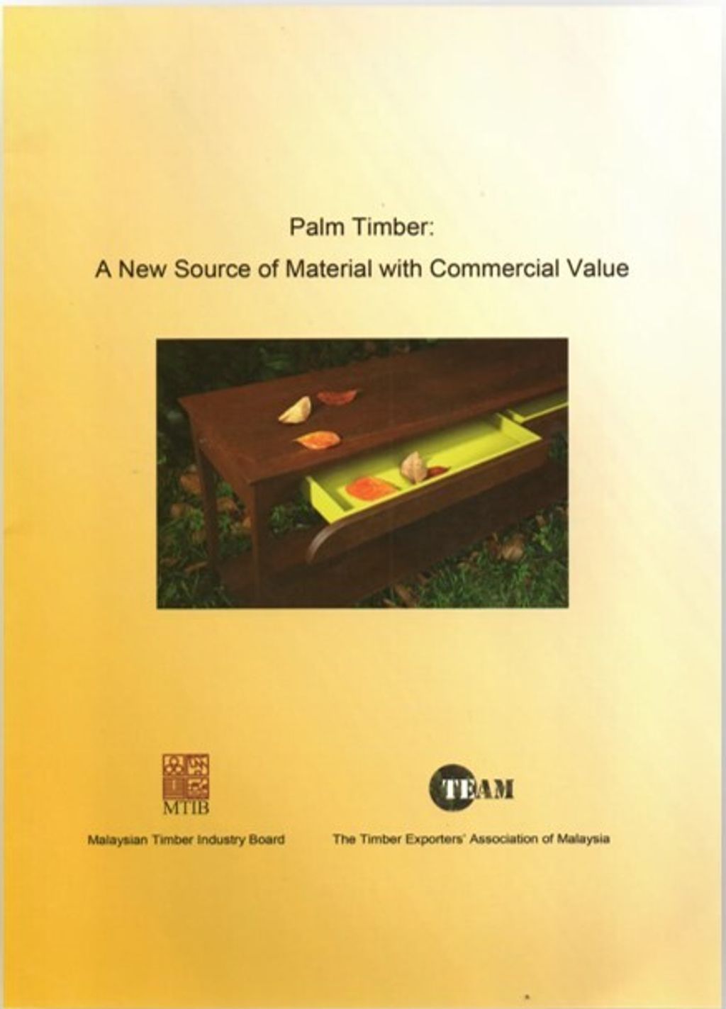 Palm Timber  A New Source of Material with Commercial Value