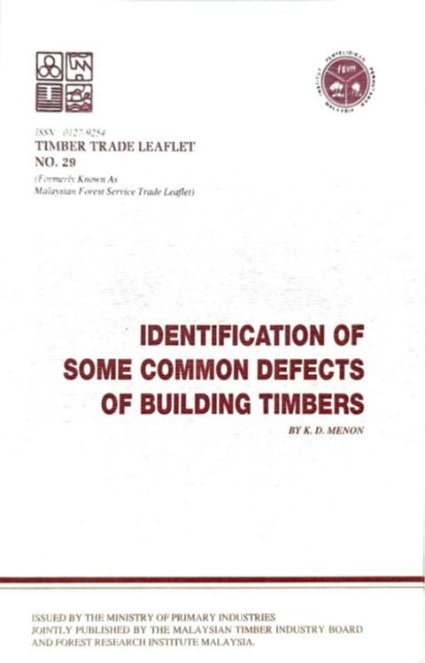 TTL 29 - Identification Of Some Common Defects Of Building Timbers 
