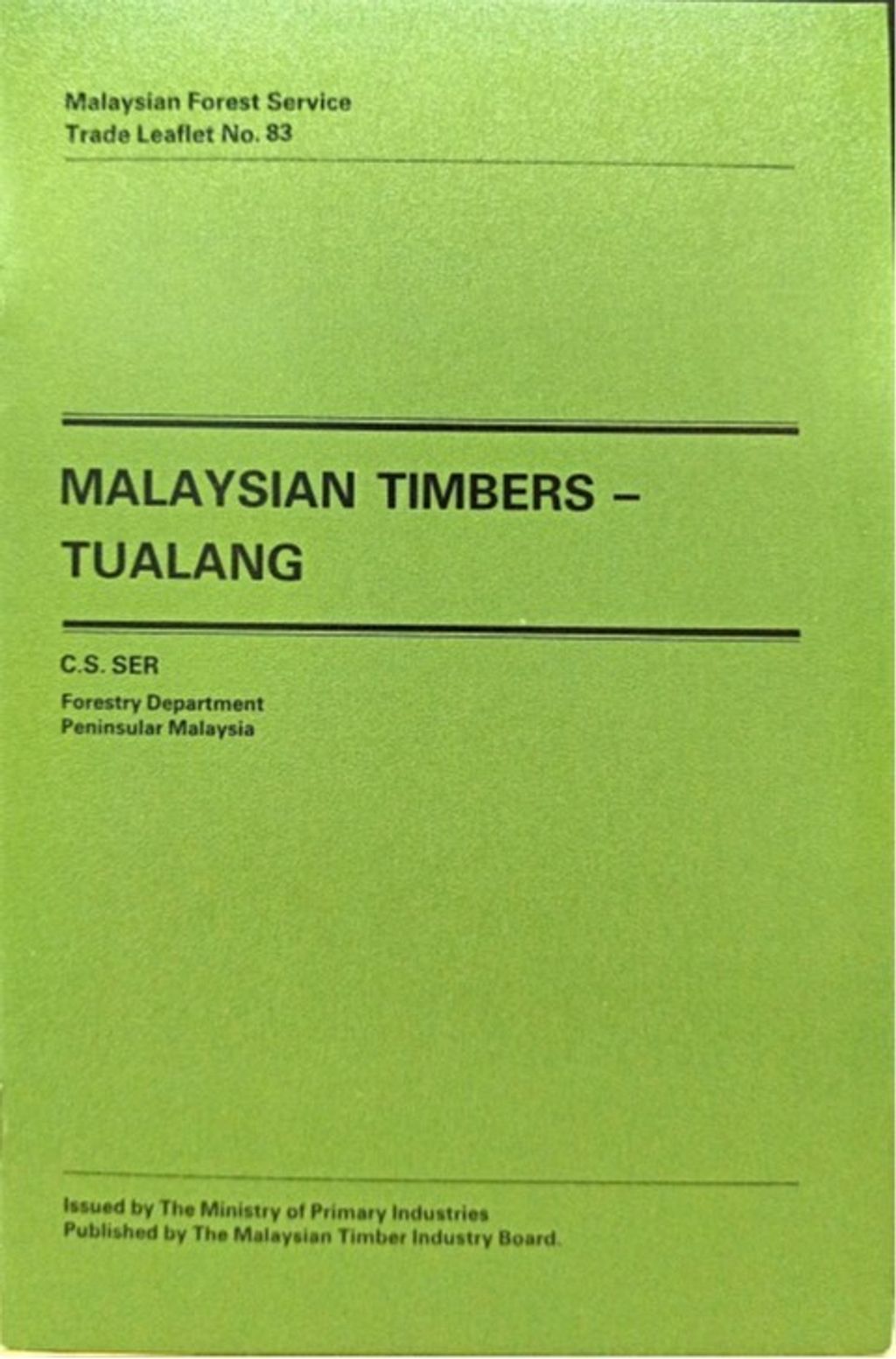 TTL 83 - Malaysian Timbers - Tualang 