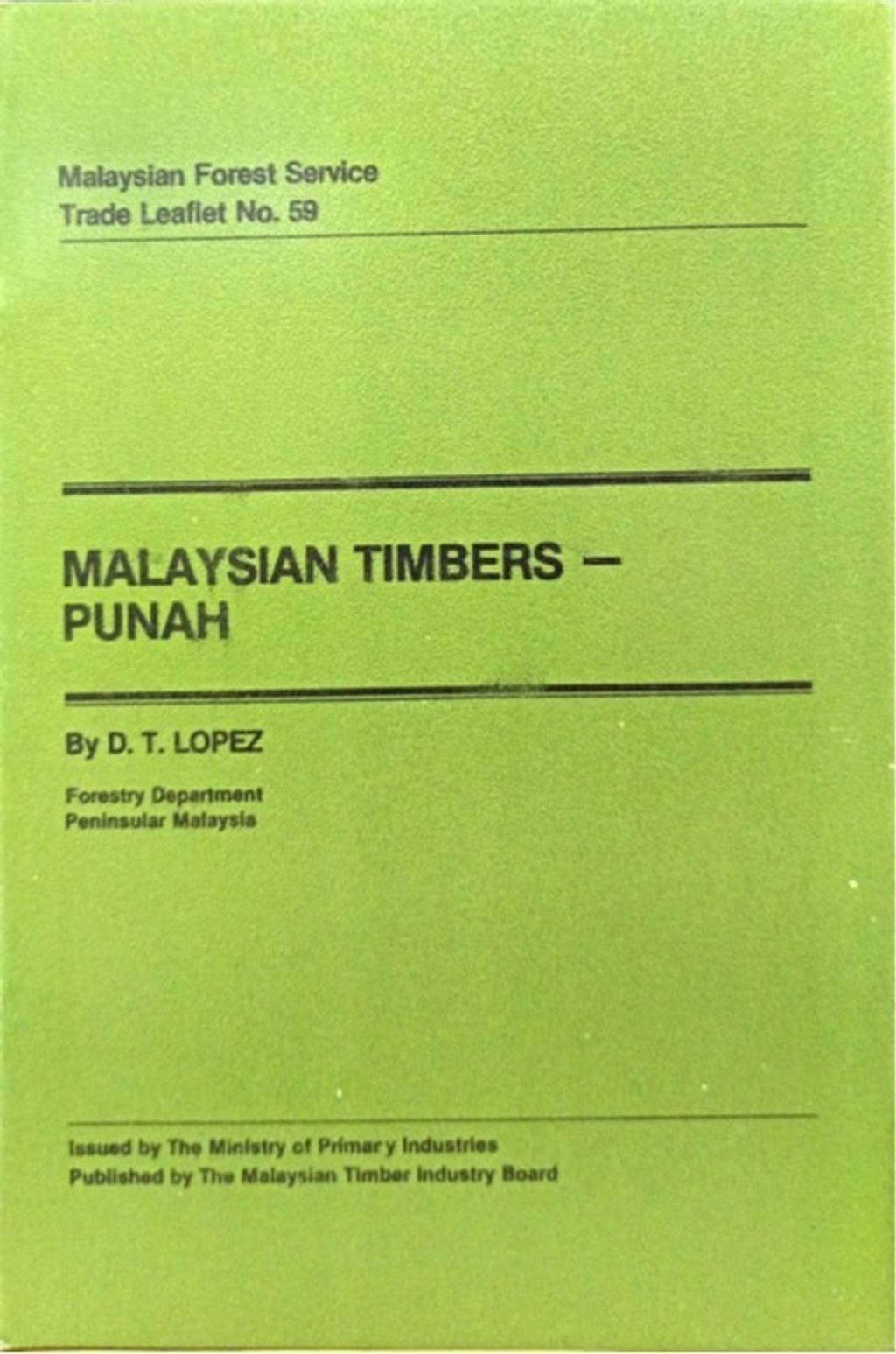 TTL 59 - Malaysian Timbers - Punah 