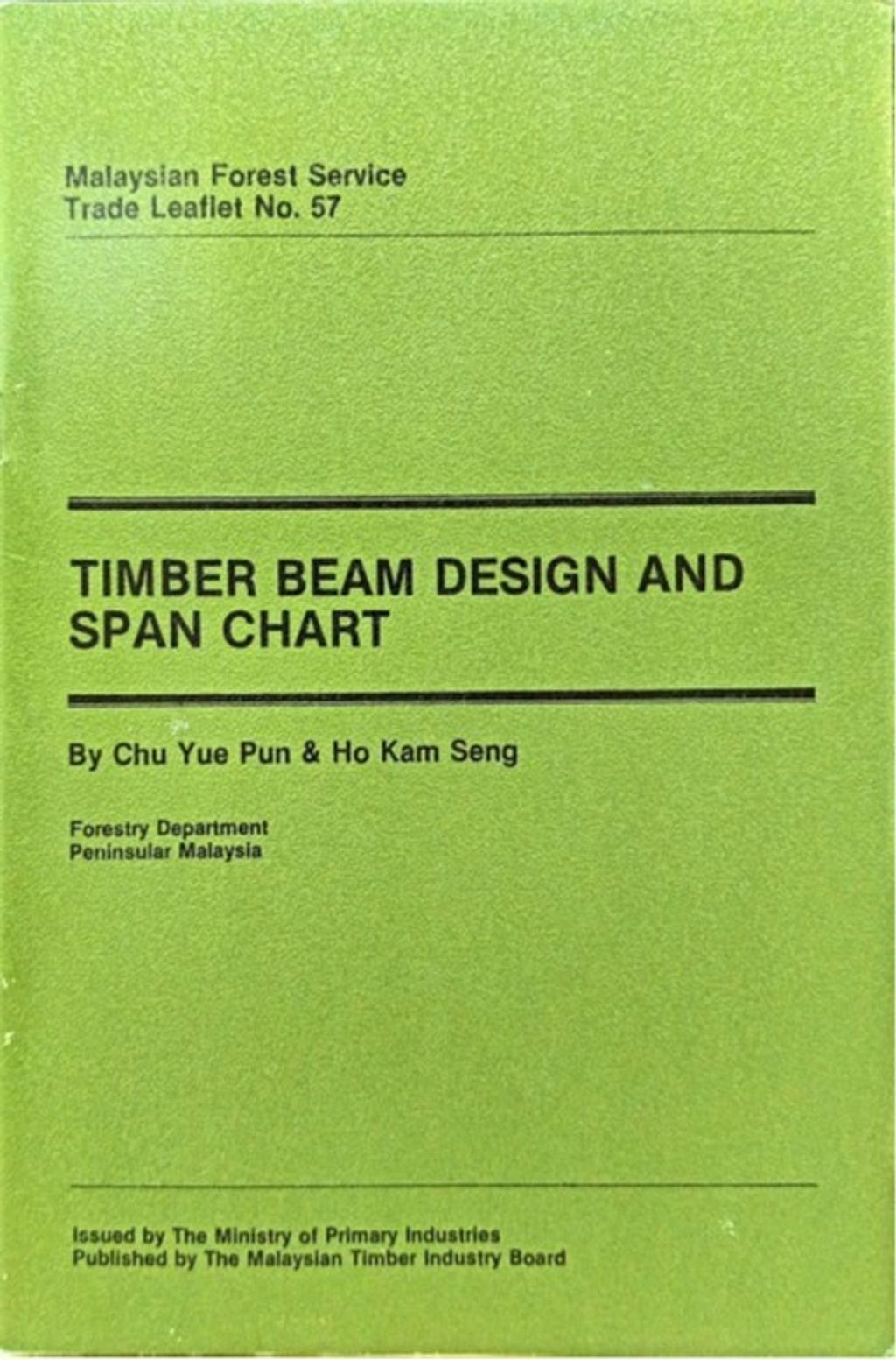 TTL 57 - Timber Beam Design 