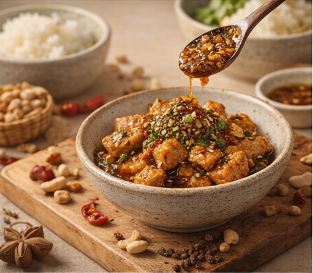 堅果花椒醬美食搭配-1