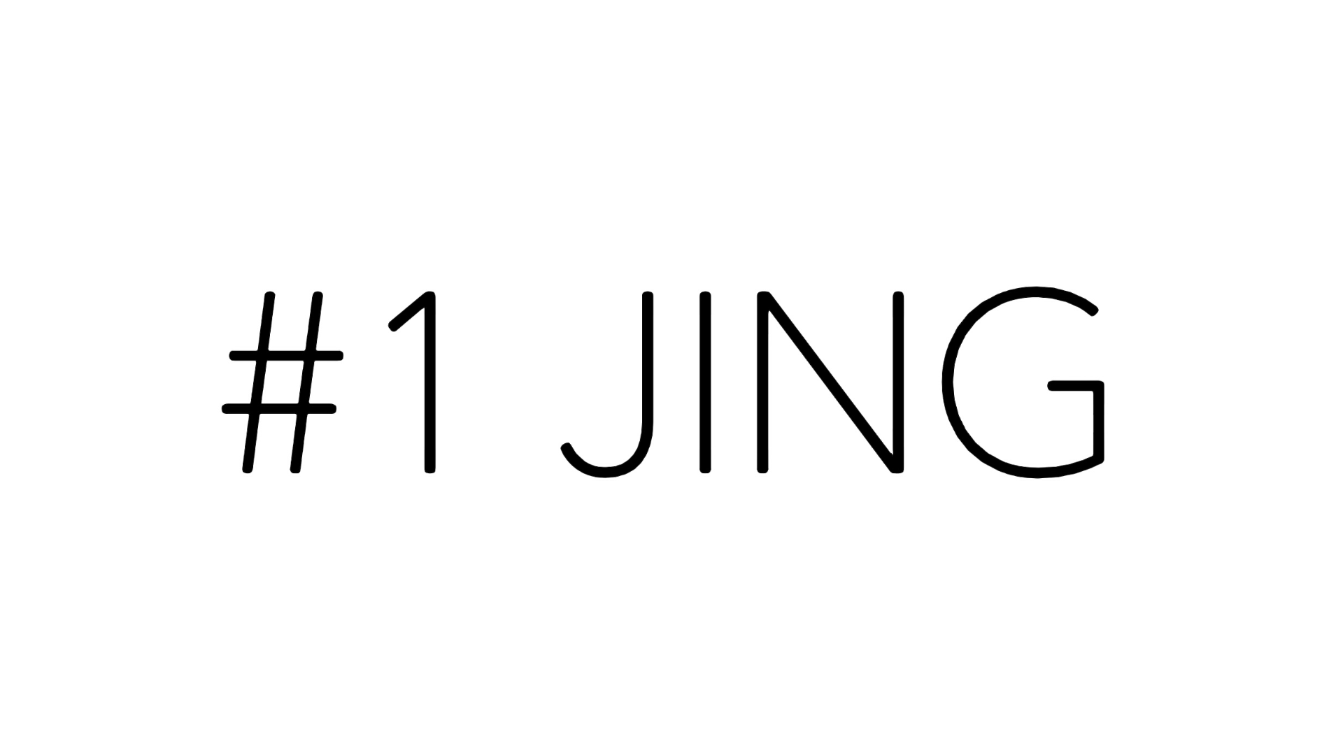 #1 JING