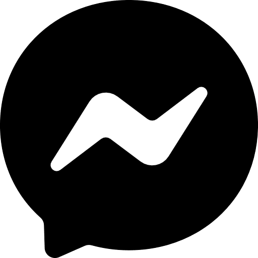 facebook-messenger-black-icon