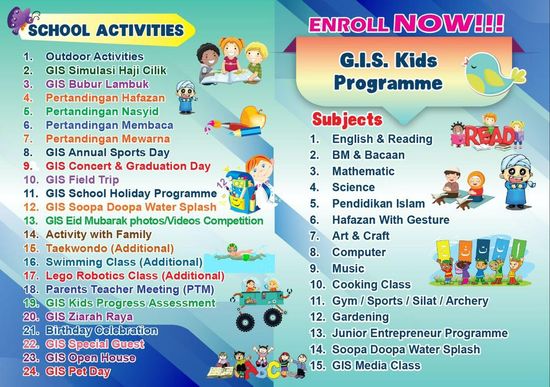 ENROLL NOW! | Gis Kids My