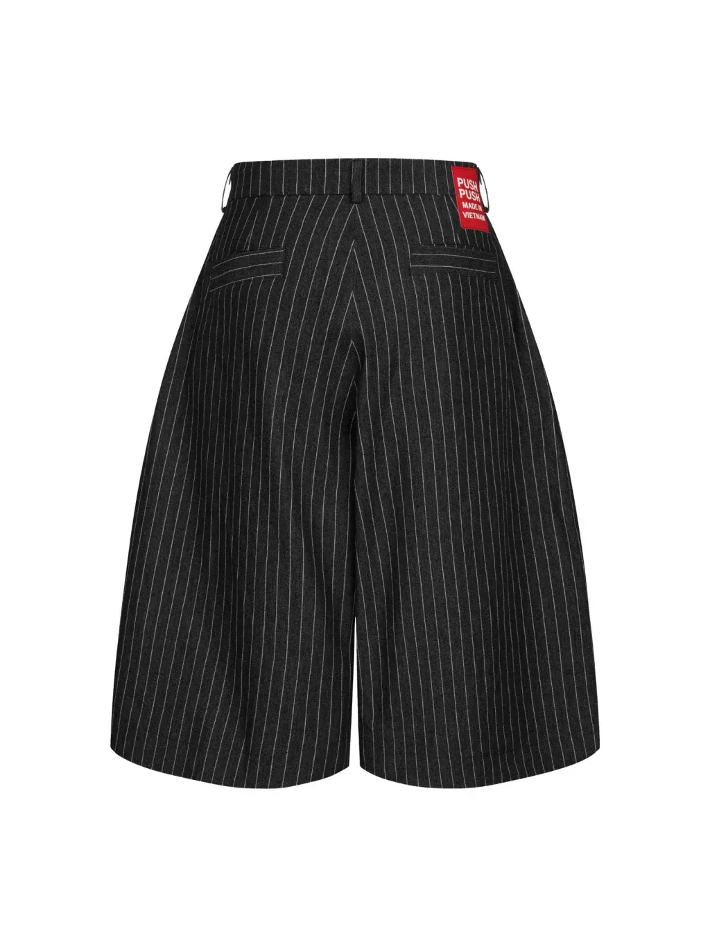 PP PINSTRIPE JORT Black2