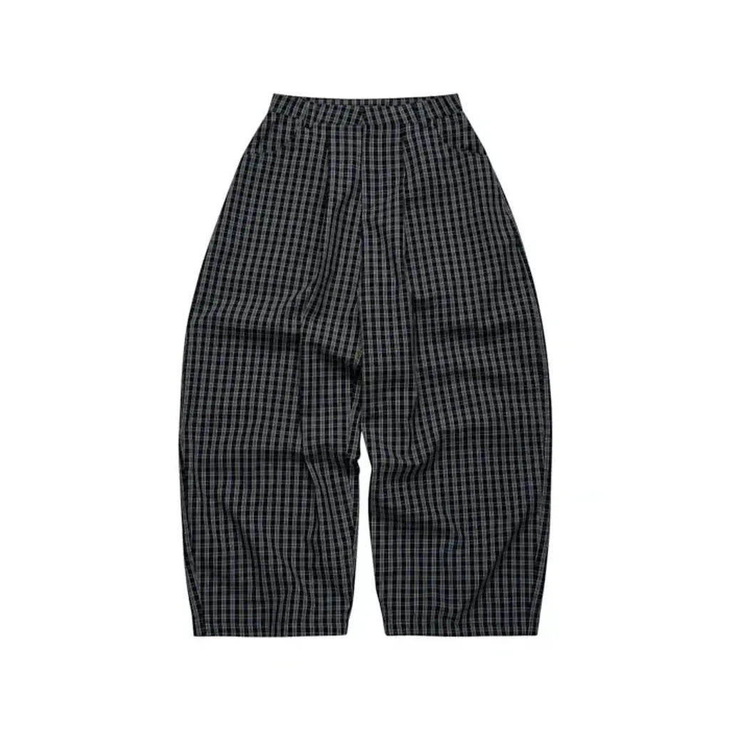 Gingham Wide Pants GNG1