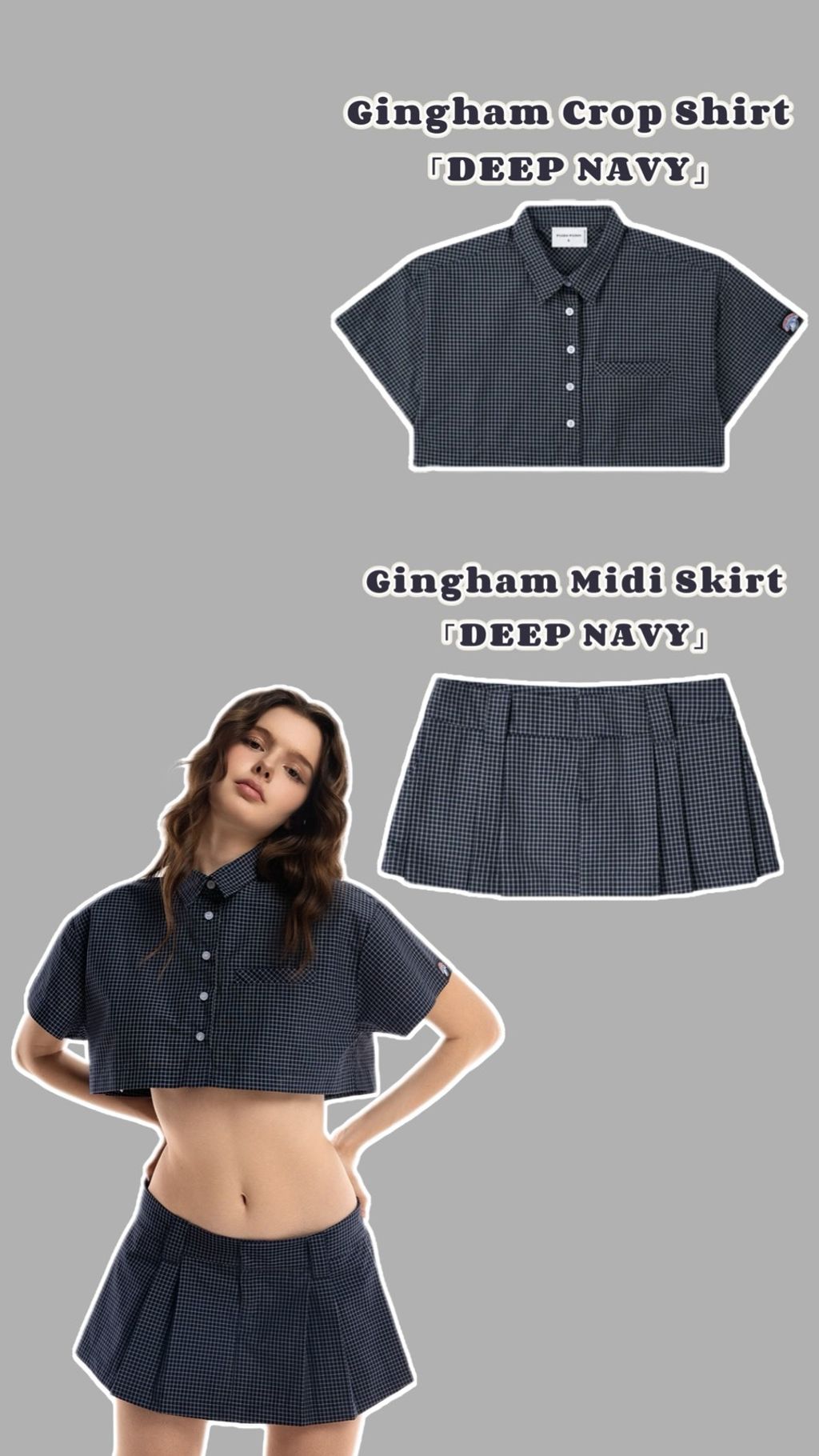 Mini Skirt Deep Navy4