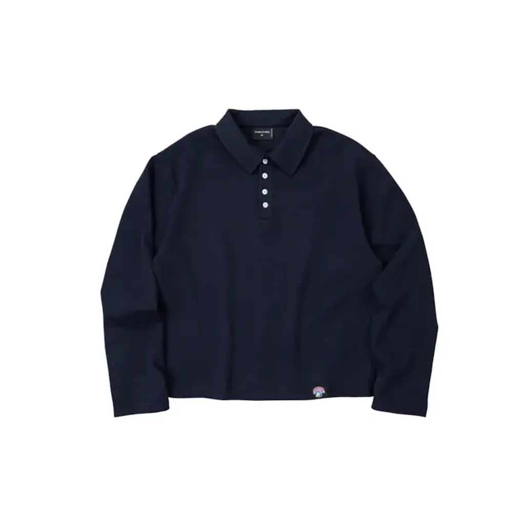 DENN Polo Tee-Navy1