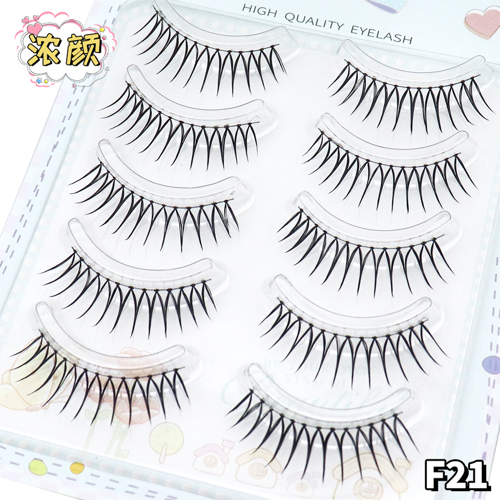 Natural Invisible Band Lashes F01
