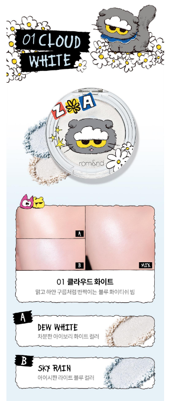 highlighter cloud white 1