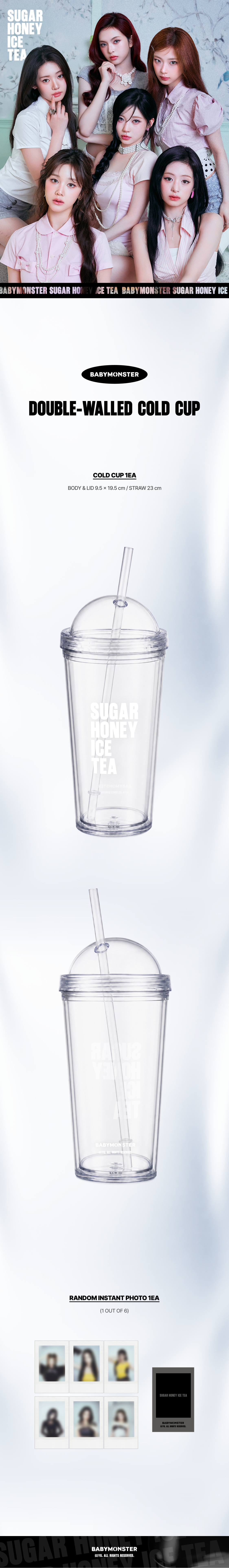 [S.H.I.T] BABYMONSTER DOUBLE-WALLED COLD CUP