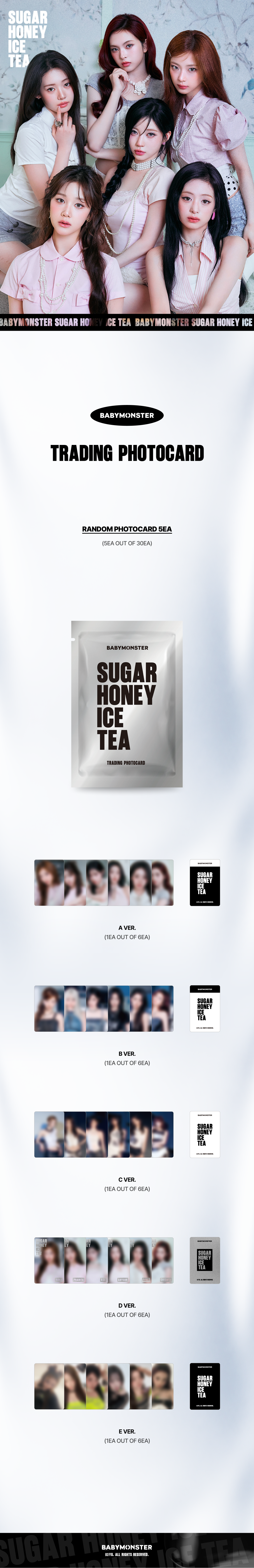 [S.H.I.T] BABYMONSTER TRADING PHOTOCARD