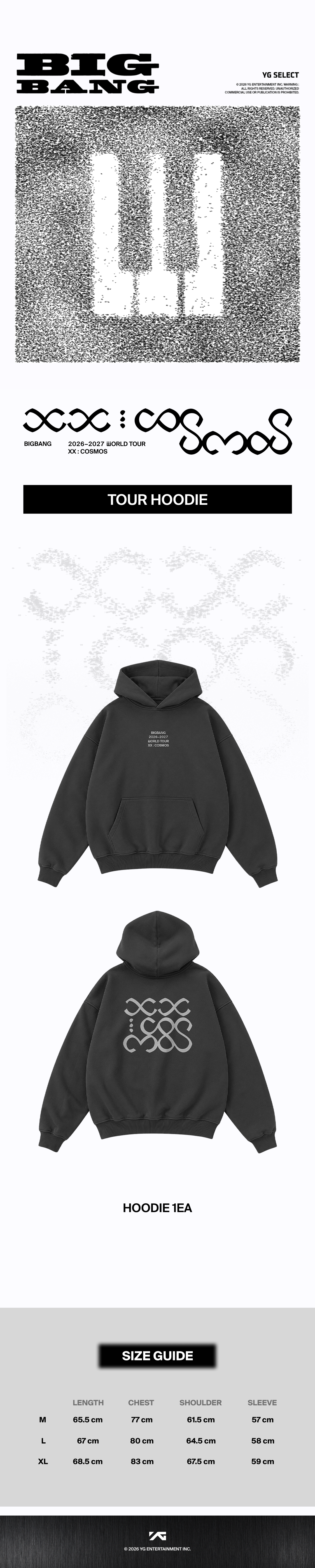[COSMOS] BIGBANG TOUR HOODIE