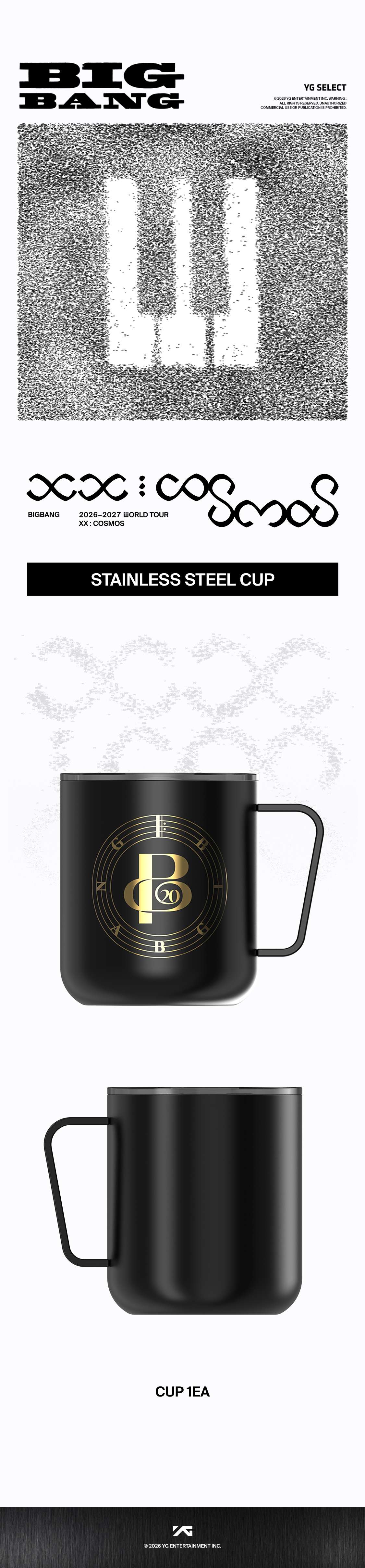[COSMOS] BIGBANG STAINLESS STEEL CUP