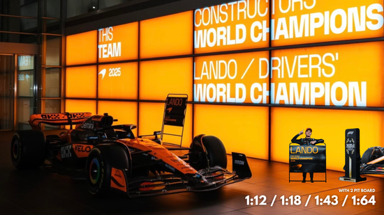 2025 Driver's World Champion | RISE Racing Official 賽車精選店｜F1周邊 & 賽車卡丁裝備 & 模型