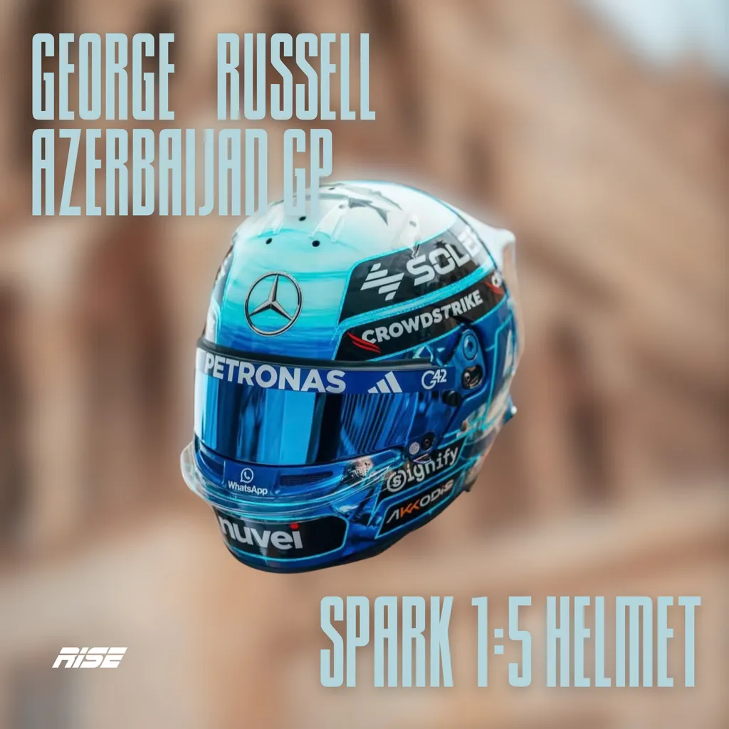 George Russell Azerbaijan GP (1080 x 1080 像素)