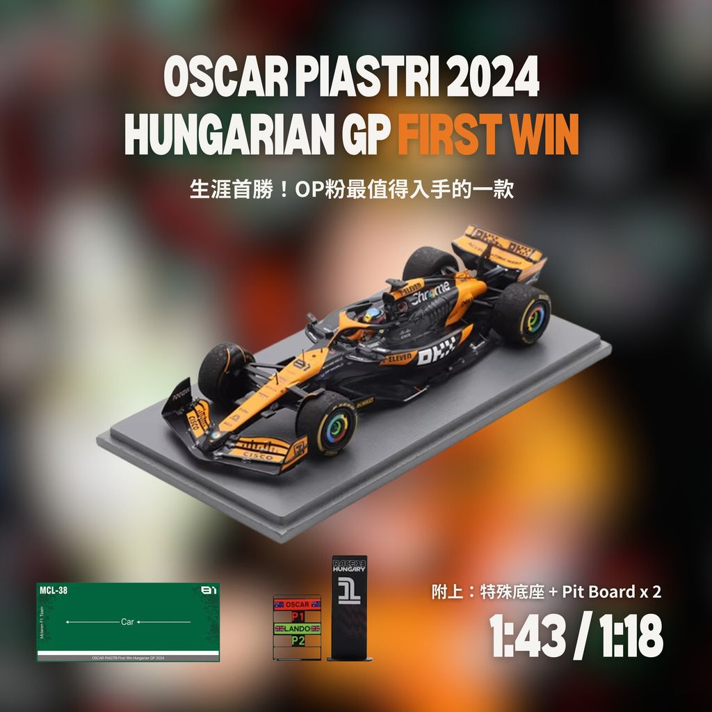 oscar piastri 2024 Hungarian GP First win (1080 x 1080 像素)