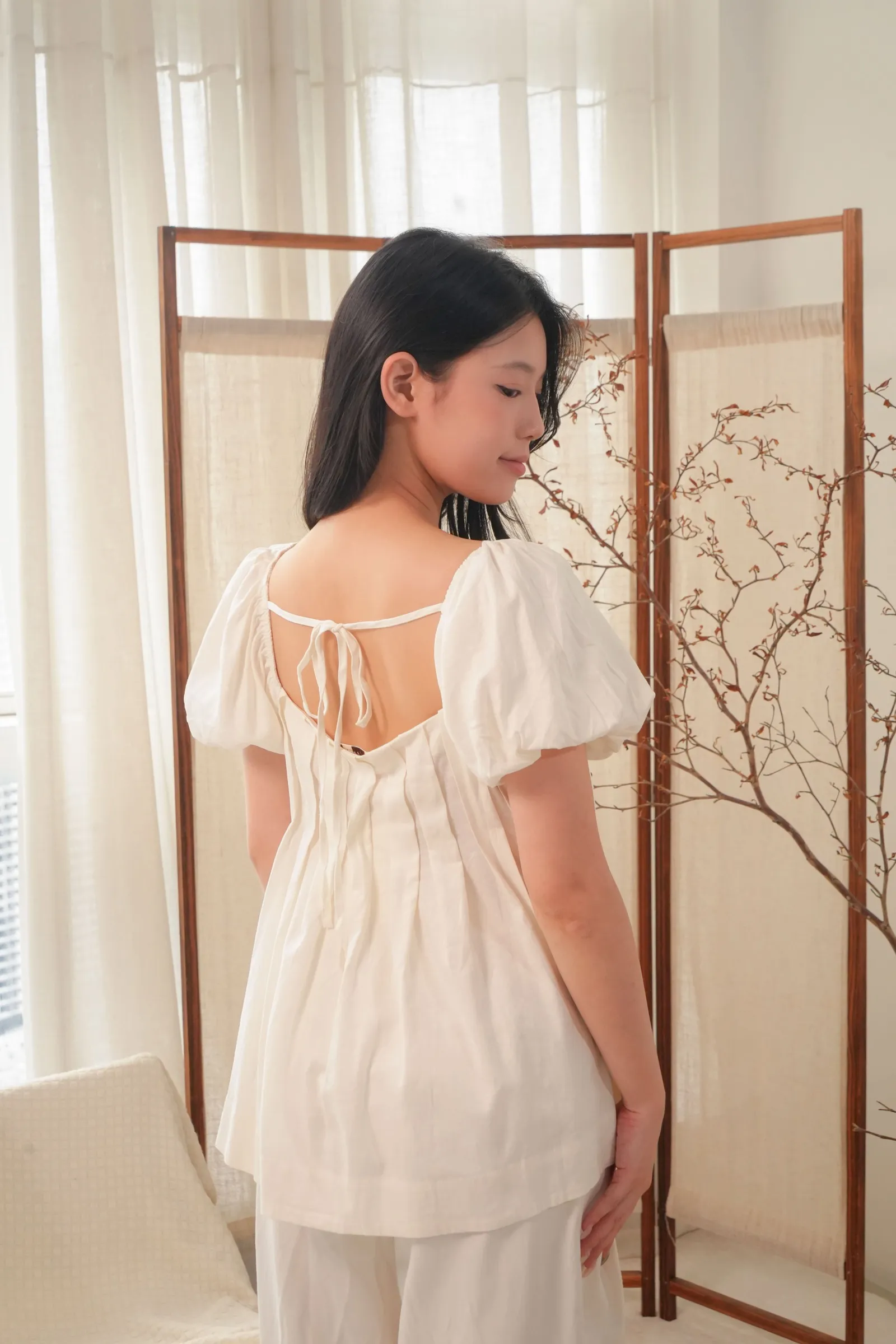 Sophie - White Linen-5