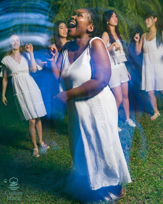 Lightweight. Breathable. Effortless | Cotton Blanc