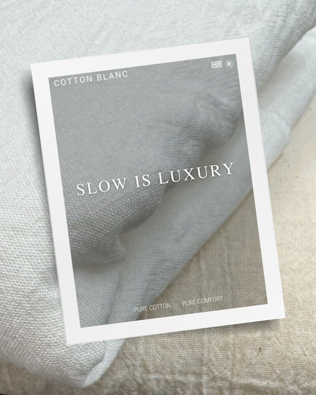 Slow is luxury