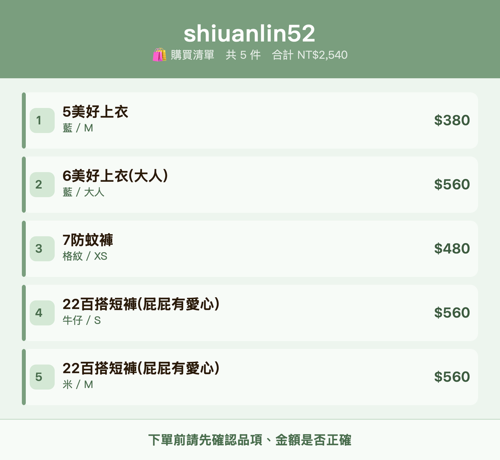 shiuanlin52_購買清單