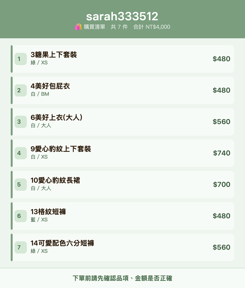 sarah333512_購買清單