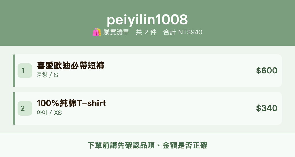 peiyilin1008_購買清單