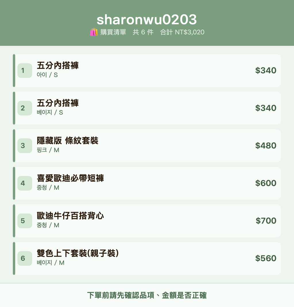 sharonwu0203_購買清單