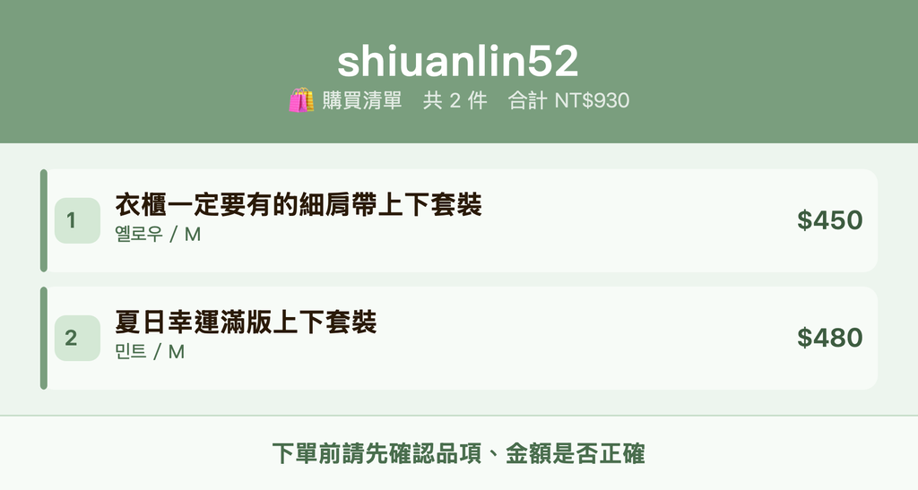 shiuanlin52_購買清單