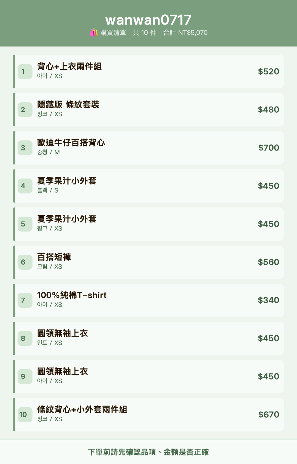wanwan0717_購買清單