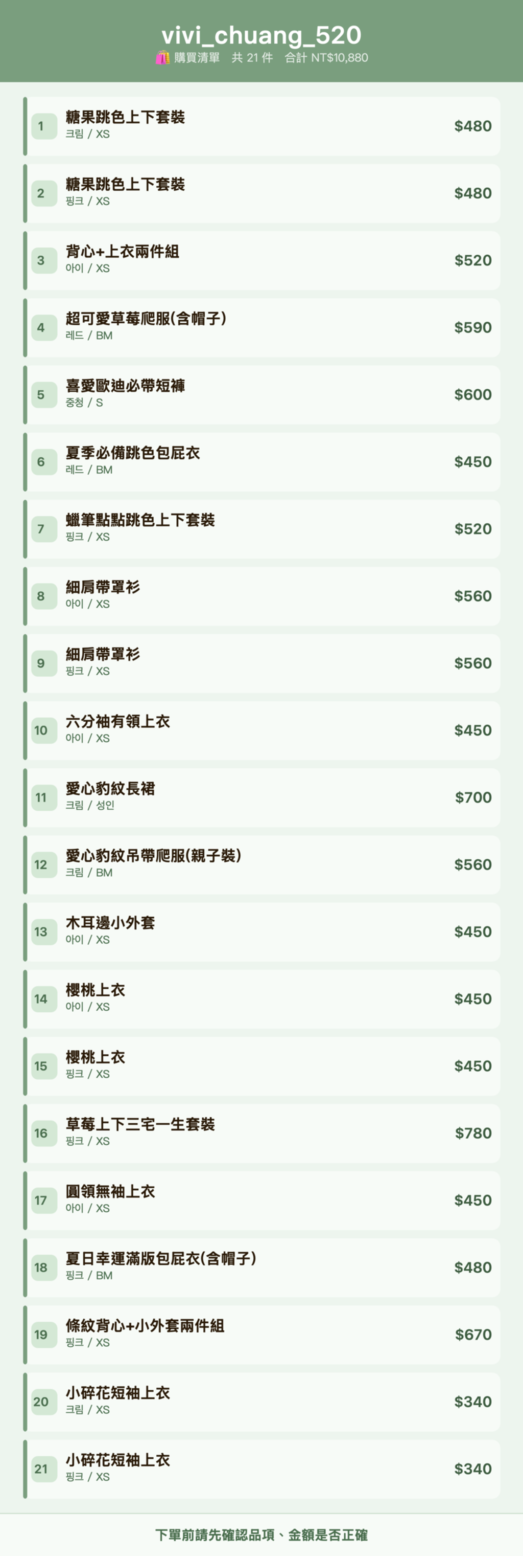 vivi_chuang_520_購買清單