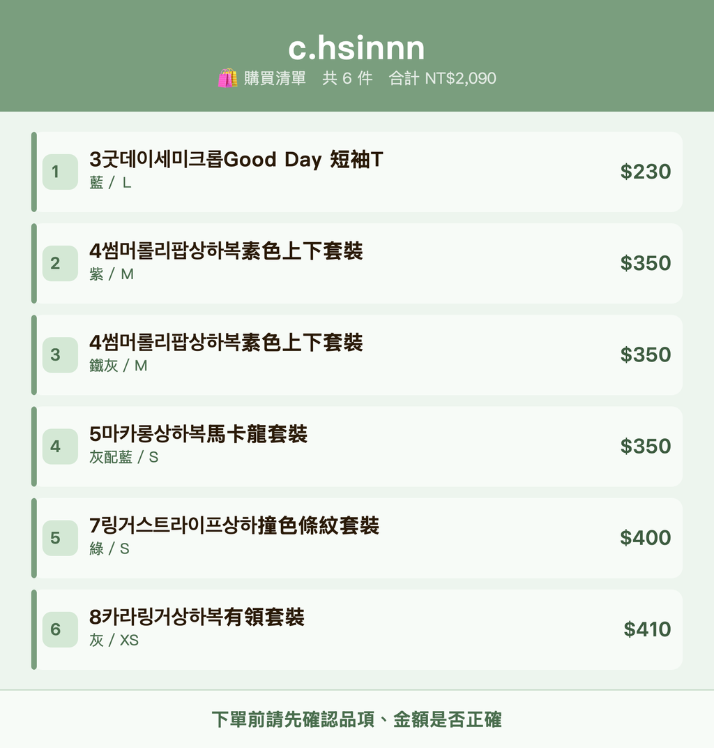c.hsinnn_購買清單