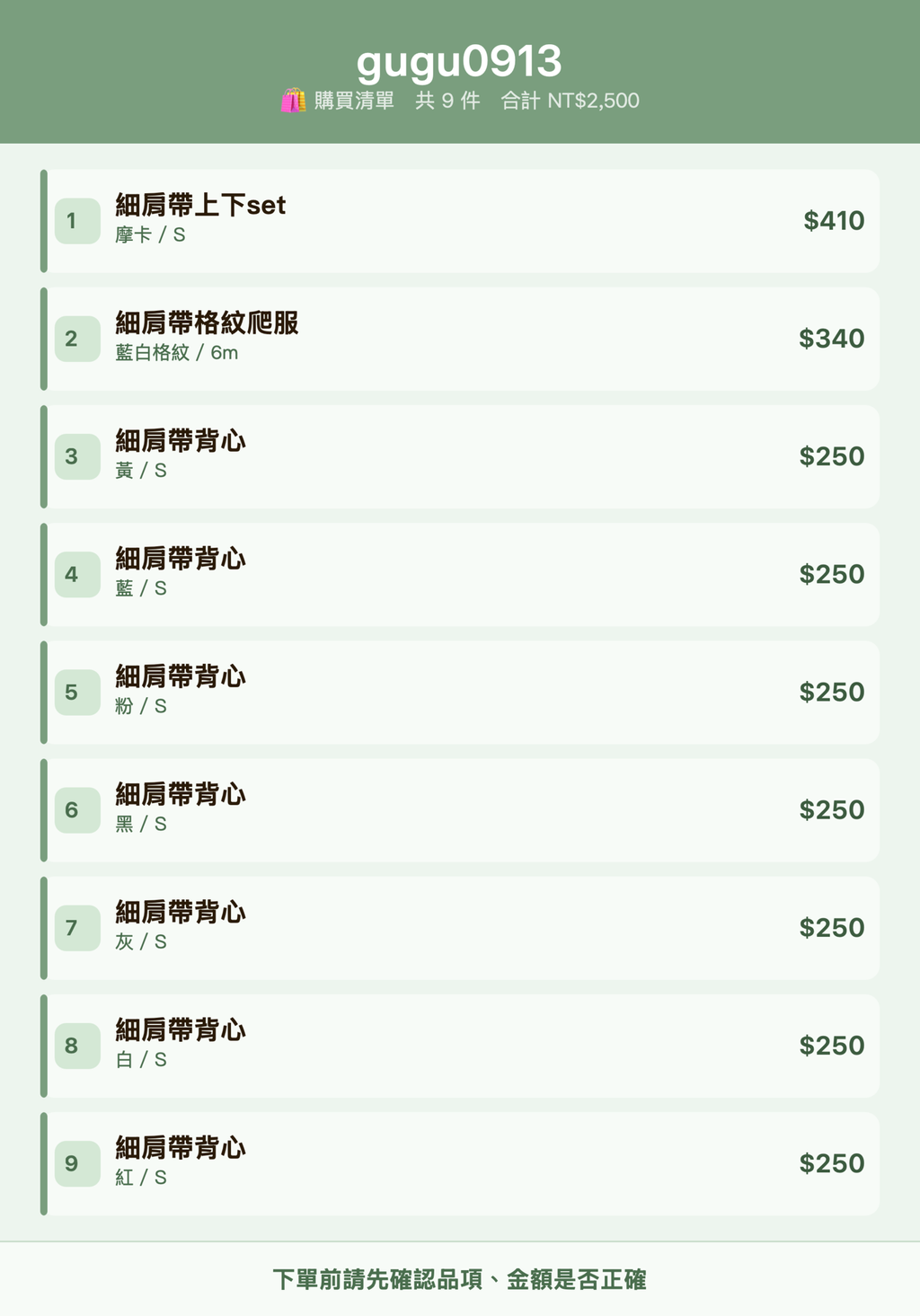gugu0913_購買清單