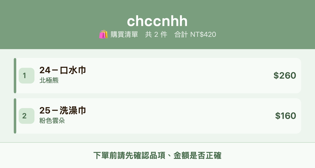 chccnhh_購買清單