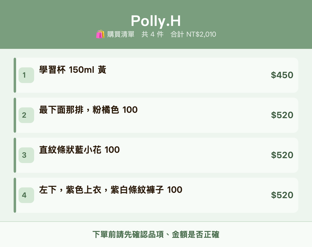 Polly.H_購買清單