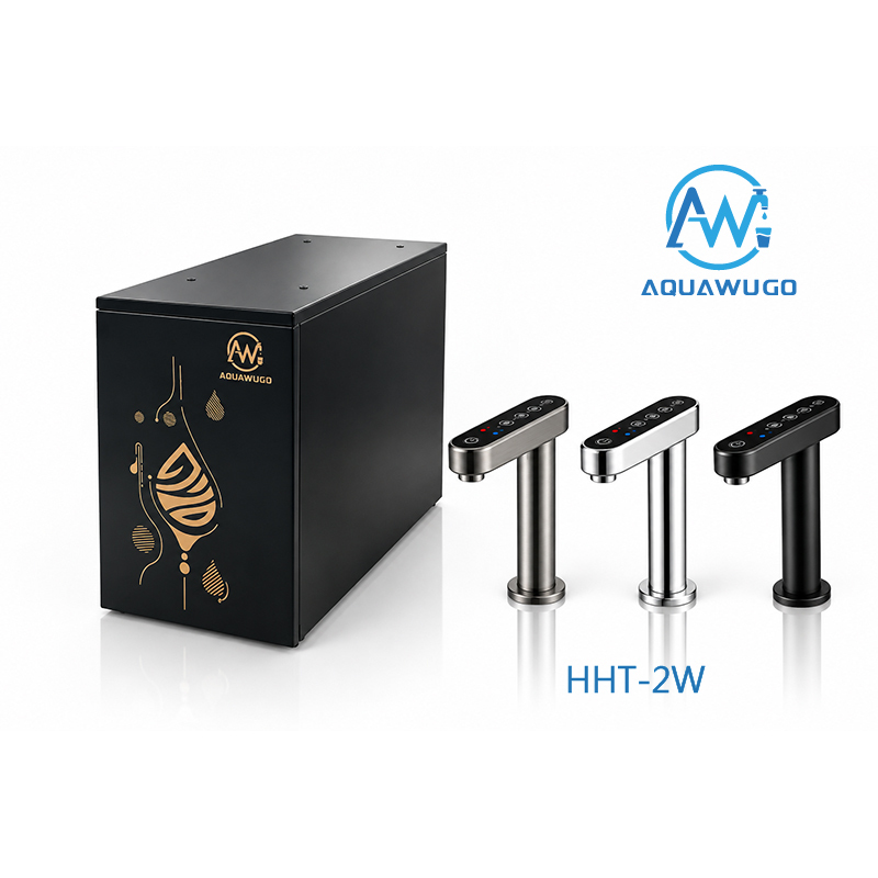 黑色淨水機與三款龍頭展示 (1)
