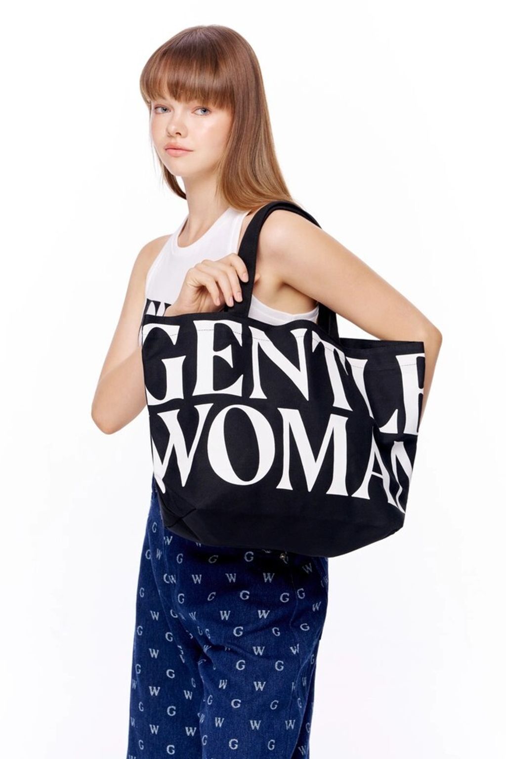 GW CANVAS TOTE BAG黑2