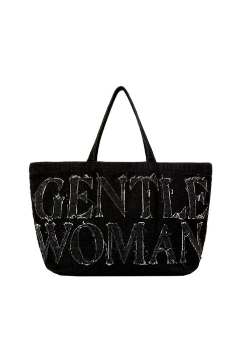 GW Denim Tote Bag 黑色1