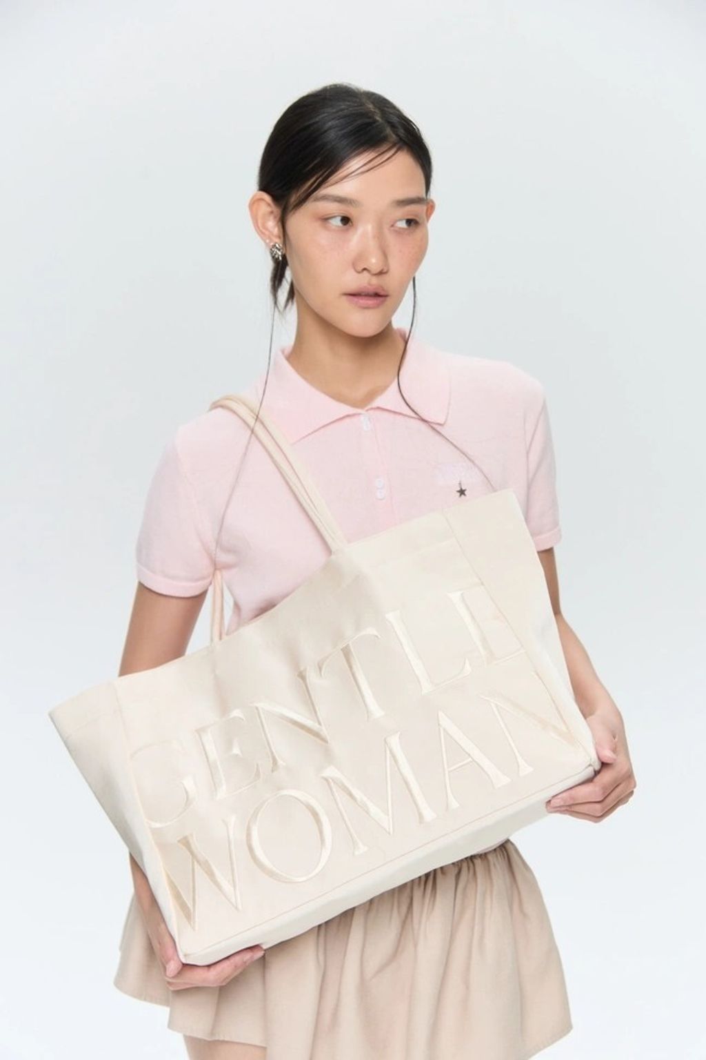 GW EVERYDAY BALLERINA BAG奶油2
