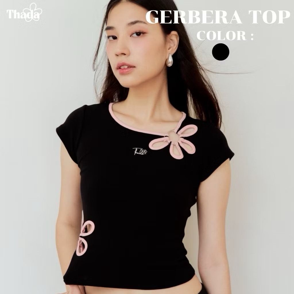 Gerbera Top 黑粉1