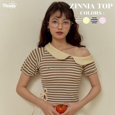 Zinnia Top 棕色1