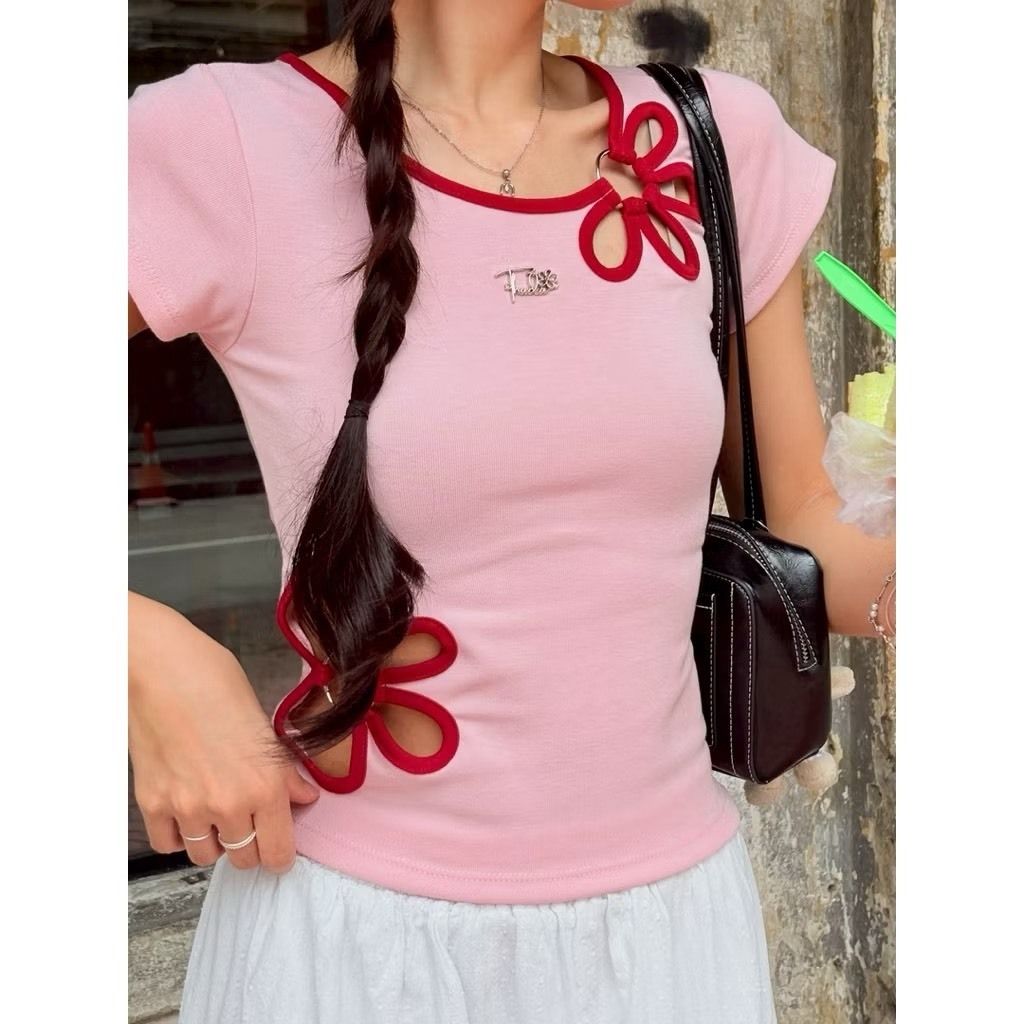 Gerbera Top 粉色1