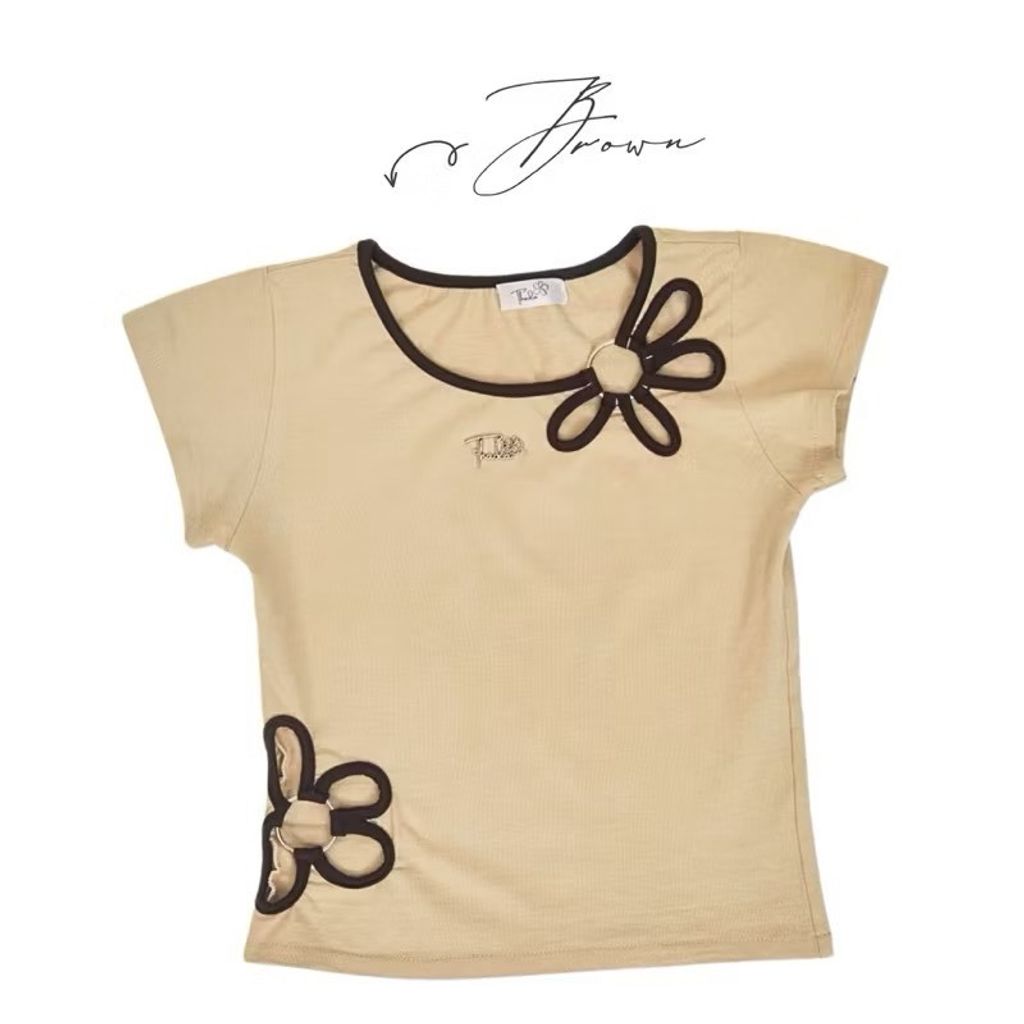 Gerbera Top 淺棕色4