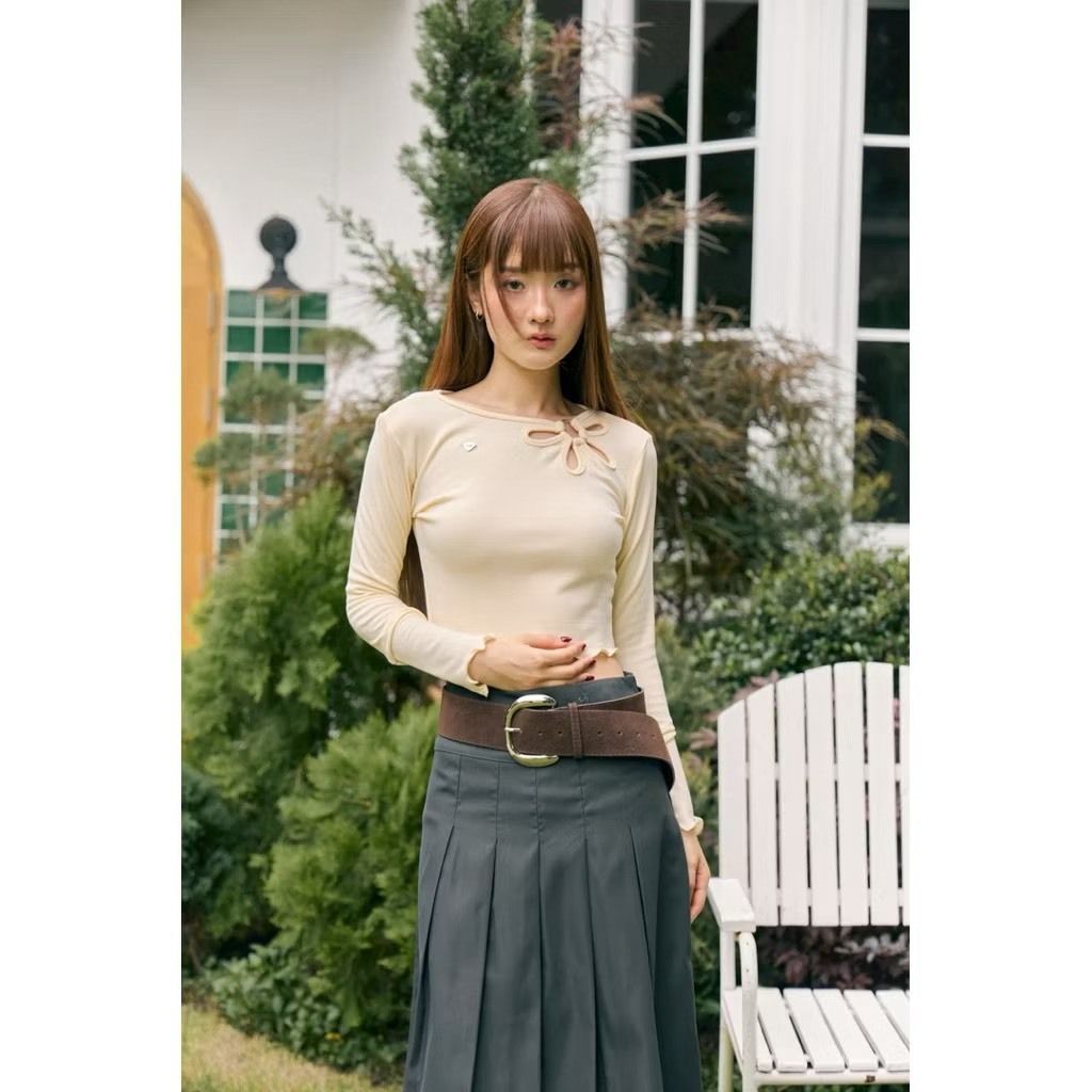 Sunflower Top 米色1