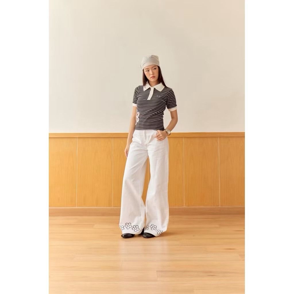 Lilac Baggy Jeans 白色1