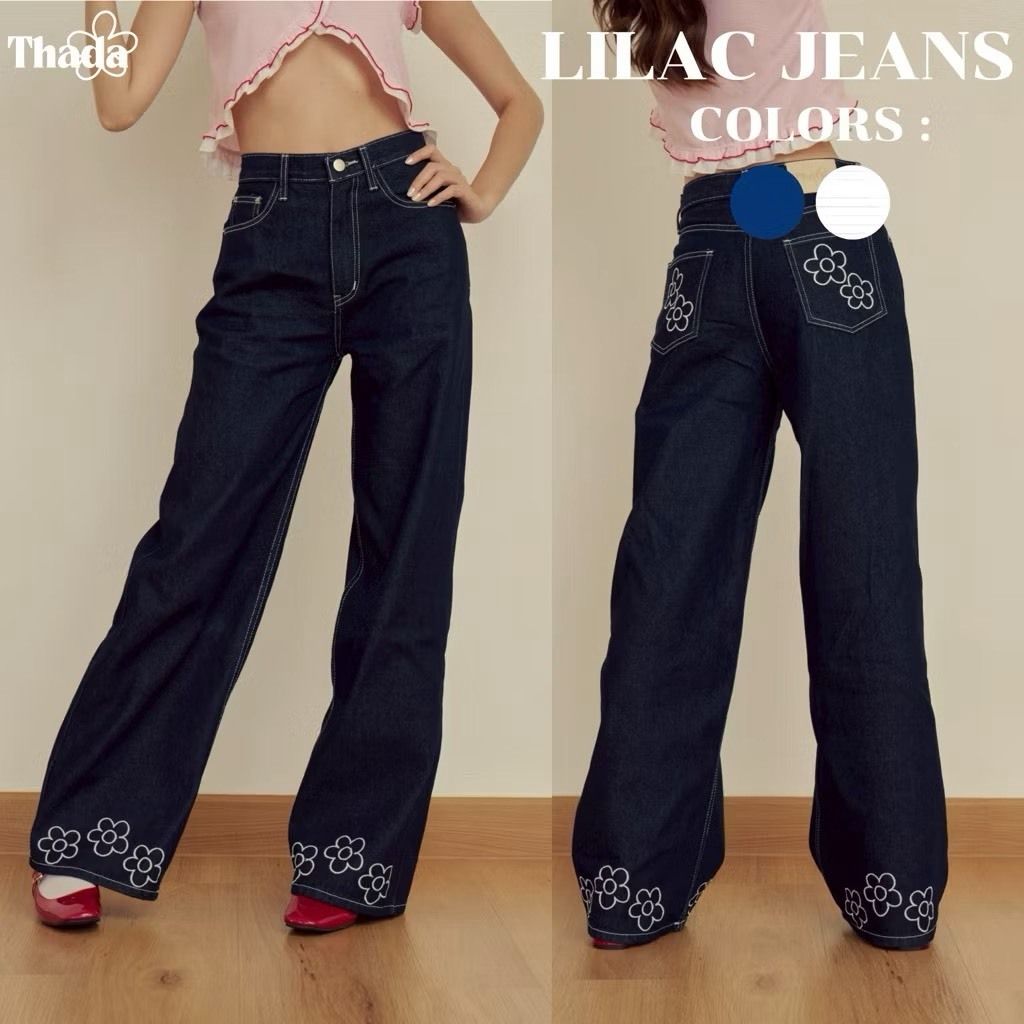 Lilac Baggy Jeans 三色1